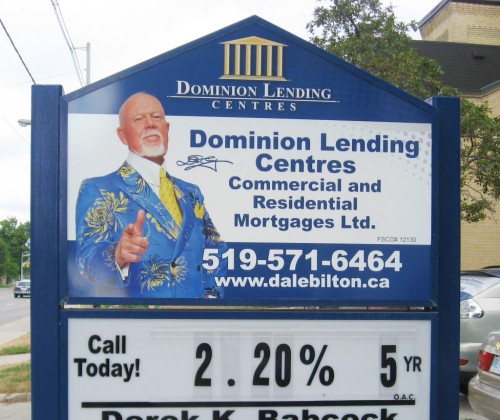 Dominion Lending Branded Signage
