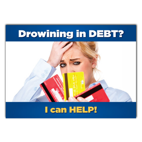 Debt Postcard