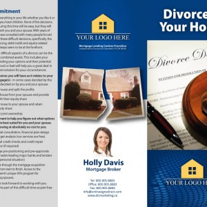 Mortgage Marketing Divorce Brochure