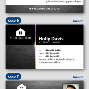 Granite Business Card Templates