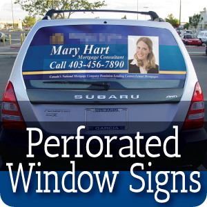 Perforated Widow Signs